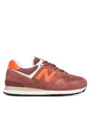 New Balance Sneakersy U5747FE Bordowy. Czerwone obuwie sportowe damskie New Balance, ze skóry, bez zapięcia. Za 499.99 zł.