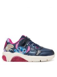 Geox Sneakersy J Fadinlight Girl J66M4E 05402 C4268 S Granatowy. Niebieskie buty sportowe dziewczęce Geox, ze skóry, bez zapięcia. Za 319.99 zł.
