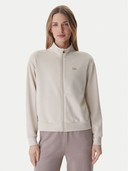 EA7 Emporio Armani Bluza 7W000191 AF12643 Beżowy Regular Fit. Brązowe bluzy damskie EA7 Emporio Armani, xxl, bez wzorów, z syntetyku, bez kaptura. Za 396.99 zł.