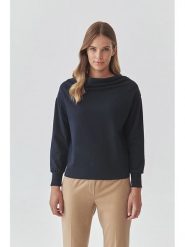 TATUUM Bluza w kolorze granatowym rozmiar: L. Niebieskie bluzy damskie TATUUM, l, bez wzorów, bez kaptura. Za 100.28 zł.