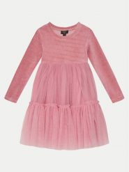 OVS Sukienka elegancka 2144438 Różowy Regular Fit. Czerwone sukienki dziewczęce OVS, bez wzorów, z bawełny, bez ramiączek. Za 99.99 zł.
