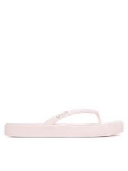 Crocs Japonki Miami Square Flatform Flip 214161 Różowy jasny. Czerwone klapki damskie Crocs, bez wzorów, z tworzywa sztucznego, bez obcasa, bez zapięcia. Za 179.99 zł.