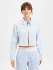 Adidas Originals kurtka koszulowa Kobiety niebieski, XS. Niebieskie kurtki sportowe damskie Adidas Originals, xs, bez wzorów, z syntetyku, bez kaptura. Za 249.95 zł.