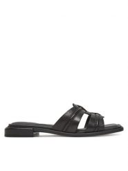 Clarks Klapki Ariany Mule 26181234 Czarny. Czarne klapki damskie Clarks, bez wzorów, ze skóry, bez obcasa, bez zapięcia. W wyprzedaży za 309.99 zł.