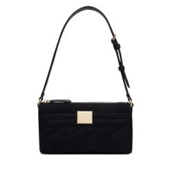 Torebka KARL LAGERFELD. Czarne torebki klasyczne damskie KARL LAGERFELD, bez dodatków. Za 779.99 zł.