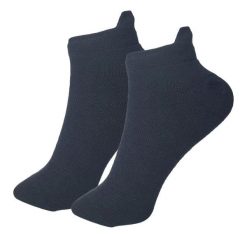 Skarpetki krótkie z wełny merino - 2 szt. Szare skarpetki damskie WOOLONA, bez wzorów, z elastanu. Za 72.00 zł.