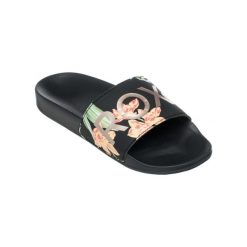 Klapki basenowe damskie Roxy SLIPPY II. Czarne klapki damskie Roxy, bez wzorów, z syntetyku, bez obcasa, bez zapięcia. Za 99.99 zł.