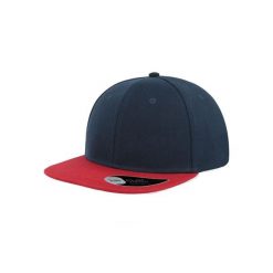 6panelowa Czapka Snap Back Flat Visor. Czarne czapki z daszkiem damskie ATLANTIS, bez wzorów, z tkaniny. Za 53.99 zł.