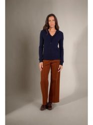 Perfect Cashmere Kaszmirowy kardigan w kolorze granatowym rozmiar: XL. Niebieskie kardigany damskie Perfect Cashmere, xl, bez wzorów, z kaszmiru. Za 413.99 zł.