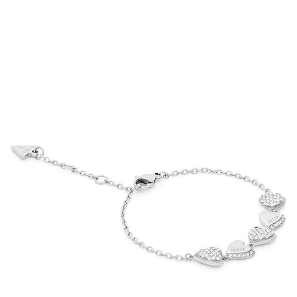 Bransoletka Guess. Szare bransoletki damskie Guess, srebrne. Za 294.99 zł.