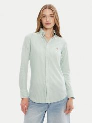 Polo Ralph Lauren Koszula 211910131011 Zielony Classic Fit. Zielone koszule damskie Polo Ralph Lauren, s, bez wzorów, z bawełny, bez kołnierzyka, bez ramiączek. Za 569.99 zł.