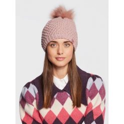 Czapka 4F. Czerwone czapki damskie 4F, na zimę, bez wzorów. Za 69.99 zł.