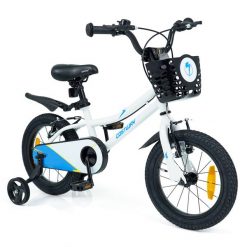 Rowerek dziecięcy 14" z koszyczkiem i bocznymi kółkami. Brązowe bez kategorii Costway. Za 395.00 zł.