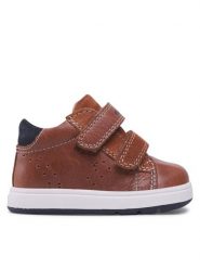 Geox Sneakersy B Biglia B. D B044DD 0CL22 C6AF4 Brązowy. Brązowe buty sportowe chłopięce Geox, ze skóry, bez zapięcia. Za 279.99 zł.
