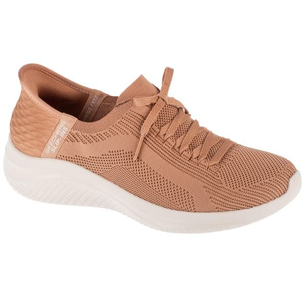 Buty sportowe Sneakersy damskie, Skechers Slip-Ins Ultra Flex 3.0 - Brilliant. Brązowe obuwie sportowe casual damskie Skechers, bez zapięcia, trekkingowe, Skechers Sport. Za 339.99 zł.
