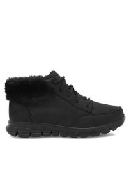 Skechers Sneakersy 167258 BBK Czarny. Czarne obuwie sportowe damskie Skechers, z materiału, bez zapięcia. Za 239.99 zł.
