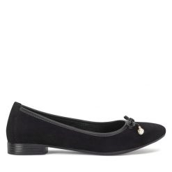 Baleriny Lasocki. Czarne balerinki damskie Lasocki, bez wzorów. Za 169.99 zł.