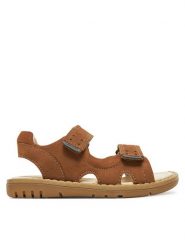 Lasocki Kids Sandały EASY CI12-2705-21 Brązowy. Brązowe sandały chłopięce Lasocki Kids, z nubiku, bez zapięcia. Za 119.99 zł.