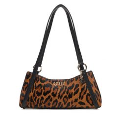 Torebka Guess. Brązowe torebki klasyczne damskie Guess, bez dodatków. Za 489.99 zł.