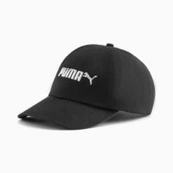 Czapka z daszkiem unisex Puma ESSENTIALS NO.2. Czarne czapki z daszkiem damskie Puma, bez wzorów. Za 42.99 zł.