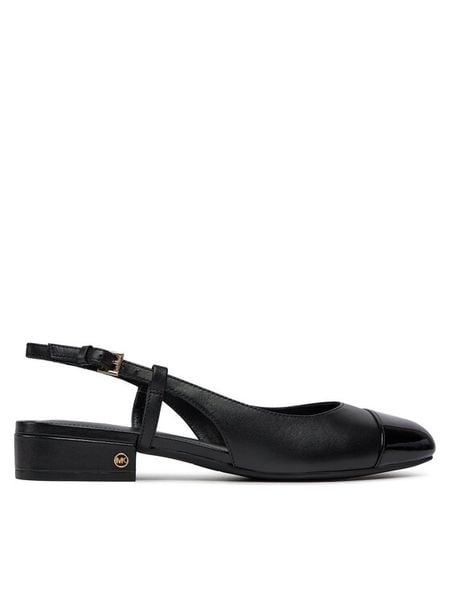 MICHAEL Michael Kors Baleriny Perla Flex Sling Flat 40R4PLFP1L Czarny. Czarne balerinki damskie MICHAEL Michael Kors, bez wzorów, ze skóry. Za 339.99 zł.