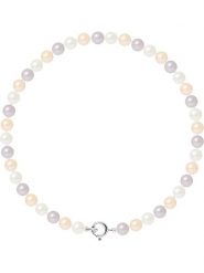 Pearline Bransoletka perłowa w kolorze jasnoróżowo-biało-fioletowym rozmiar: onesize. Białe bransoletki damskie Pearline, srebrne. Za 152.99 zł.