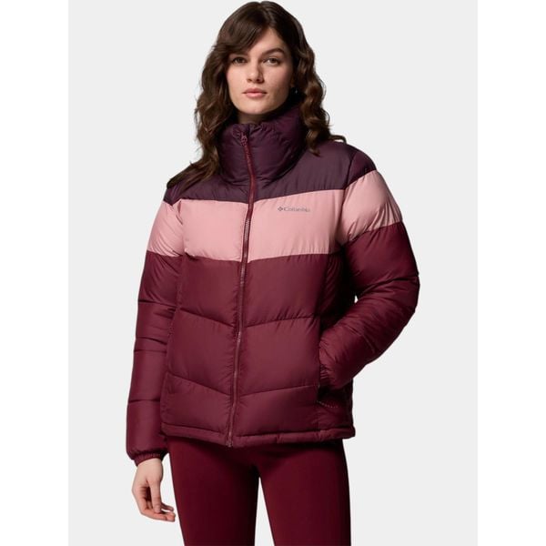 Kurtka Przejściowa Damska Columbia Puffect II Colorblock. Czerwone kurtki damskie Columbia, na zimę, bez wzorów, bez kaptura. Za 649.00 zł.