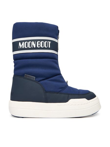 Moon Boot Śniegowce Jr Park Zip High Wp 80D3440080 D Granatowy. Niebieskie kozaki dziewczęce Moon Boot, bez wzorów, z materiału, bez obcasa, bez zapięcia. Za 469.99 zł.