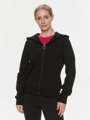 Guess Bluza Giulia V4RQ19 KC3D2 Czarny Regular Fit. Czarne bluzy damskie Guess, xs, z aplikacjami, z syntetyku, bez kaptura. Za 339.99 zł.