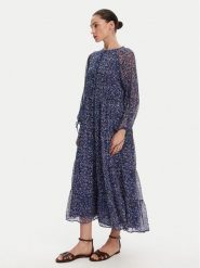 Pepe Jeans Sukienka codzienna Ariana PL953631 Niebieski Regular Fit. Niebieskie sukienki damskie Pepe Jeans, bez wzorów, z jeansu, bez ramiączek. Za 359.99 zł.