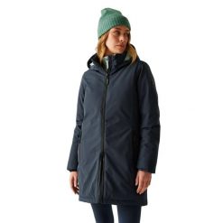 Wodoodporna Kurtka Damska Ocieplana Marron. Niebieskie kurtki damskie Regatta, m, bez wzorów, z materiału, z kapturem. Za 244.99 zł.