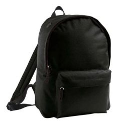 Plecak Rider Plain. Czarne plecaki SOL'S, bez wzorów. Za 46.99 zł.