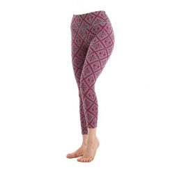 Venus - Legginsy termoaktywne (100% Merino / 230g/m²). Czerwone legginsy damskie WOOLONA, l, bez wzorów, z wełny. W wyprzedaży za 351.00 zł.