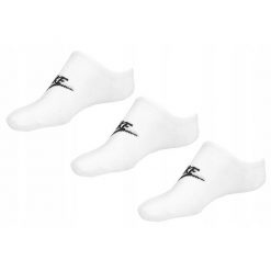 Skarpety Nike Dri-FIT 3 pary. Białe skarpetki damskie Nike, bez wzorów. Za 70.99 zł.