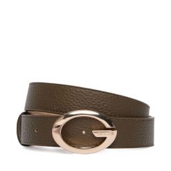 Pasek Guess. Brązowe paski damskie Guess, z aplikacjami. Za 210.99 zł.