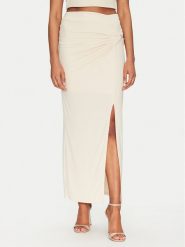 Guess Spódnica midi W5GD0E KAQL2 Beżowy Regular Fit. Brązowe spódnice damskie Guess, xxl, z aplikacjami, midi. Za 329.99 zł.