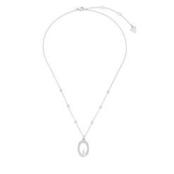 Naszyjnik Guess. Szare naszyjniki damskie Guess, srebrne. Za 349.99 zł.