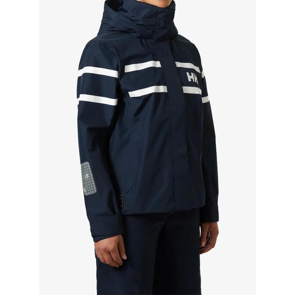 Kurtka damska Helly Hansen W Salt Inshore Jacket. Niebieskie kurtki damskie Helly Hansen, bez wzorów, bez kaptura. Za 728.99 zł.