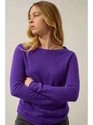 AUTHENTIC CASHMERE Kaszmirowy sweter "Criou" w kolorze fioletowym rozmiar: M. Różowe swetry klasyczne damskie AUTHENTIC CASHMERE, m, z kaszmiru, bez kołnierzyka. Za 347.99 zł.