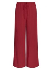 MOSS COPENHAGEN Spodnie w kolorze bordowym rozmiar: XL. Czerwone spodnie materiałowe damskie Moss Copenhagen, bez wzorów, z materiału. Za 174.95 zł.