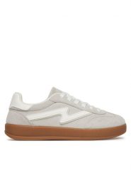 DeeZee Sneakersy AM25219 Szary. Szare obuwie sportowe damskie DeeZee, ze skóry, bez zapięcia. Za 99.99 zł.