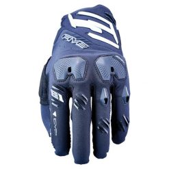 Rękawiczki E1 - CZARNO-BIAŁE (czarno-białe) - S/8. Białe rękawiczki damskie FIVE GLOVES, bez wzorów. Za 269.00 zł.