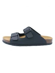 Billowy Klapki w kolorze czarnym rozmiar: 37. Czarne klapki damskie Billowy, bez wzorów, z otwartym noskiem, bez obcasa, bez zapięcia. Za 61.17 zł.