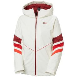 Damska kurtka narciarska Helly Hansen Panorama. Białe kurtki damskie Helly Hansen, l, bez wzorów, z materiału, bez kaptura. Za 1,286.70 zł.