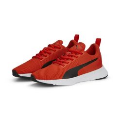 Młodzieżowe buty Flyer Runner PUMA Warm Earth Black Red. Czarna legginsy dziewczęce Puma, bez wzorów, z gumy. Za 206.00 zł.