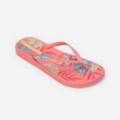 Japonki damskie Ipanema Anatomic Tema. Czerwone klapki damskie Ipanema, bez wzorów, z gumy, bez obcasa, bez zapięcia. Za 99.99 zł.