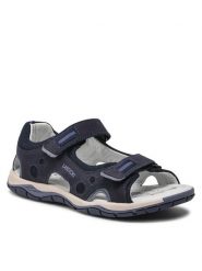 Lasocki Young Sandały CI12-2625-27(IV)CH Granatowy. Niebieskie sandały chłopięce Lasocki Young, z nubiku, bez zapięcia. Za 139.99 zł.