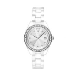 Zegarek Emporio Armani. Szare zegarki damskie Emporio Armani, srebrne. Za 2,049.00 zł.