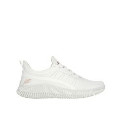 Buty Sportowe Damskie Skechers Bobs Geo New Aesthetics. Białe obuwie sportowe casual damskie Skechers, bez zapięcia. Za 219.99 zł.