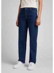 Lee Dżinsy - Comfort fit - w kolorze granatowym rozmiar: W28/L31. Niebieskie jeansy damskie Lee, z podwyższonym stanem. Za 73.76 zł.